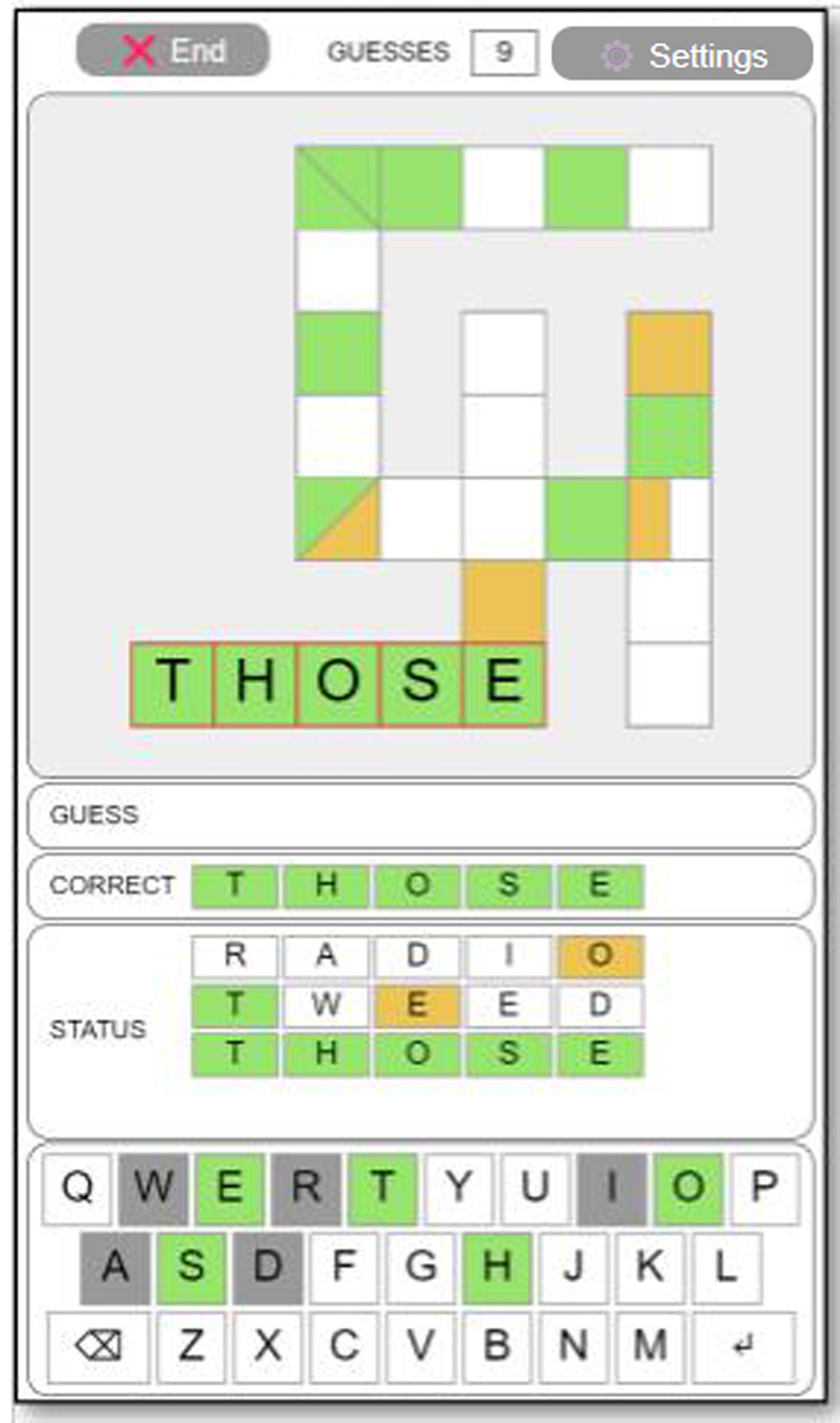 Solved Word